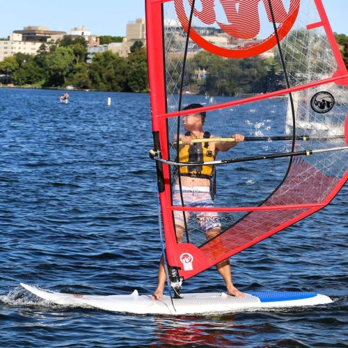 Terrence Thurk enjoyed being involved in Hoofer Sailing Club, including wind-surfing on Lake Monona.