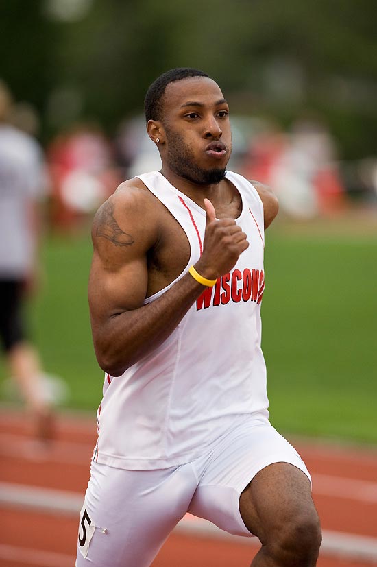 Groce won the 400 meters in