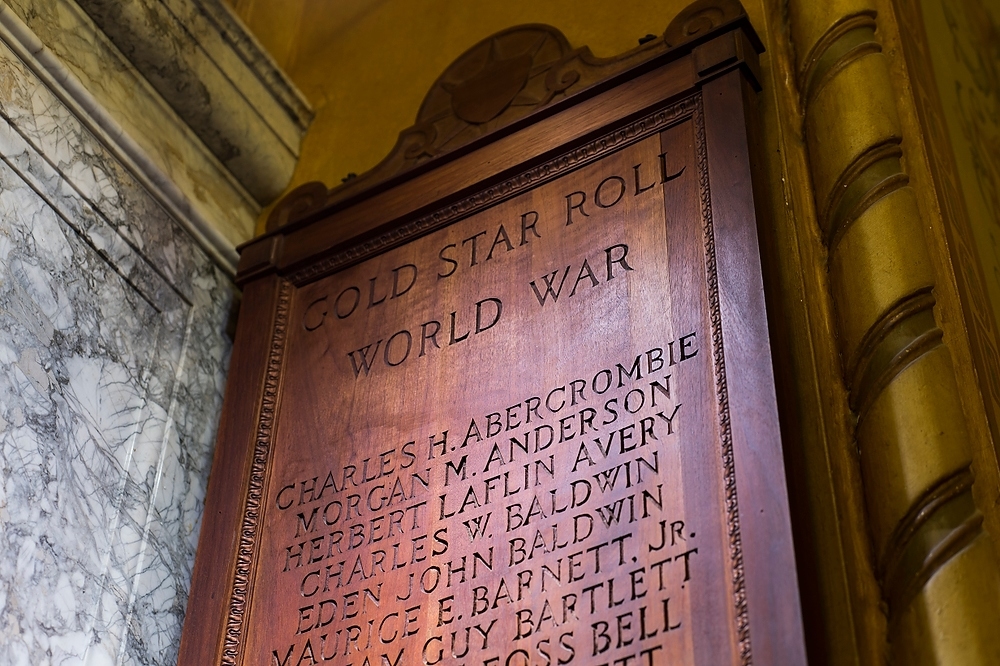 Photo: World War I honor roll