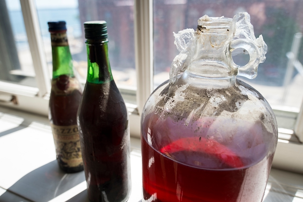 Photo: Bottles of moonshine