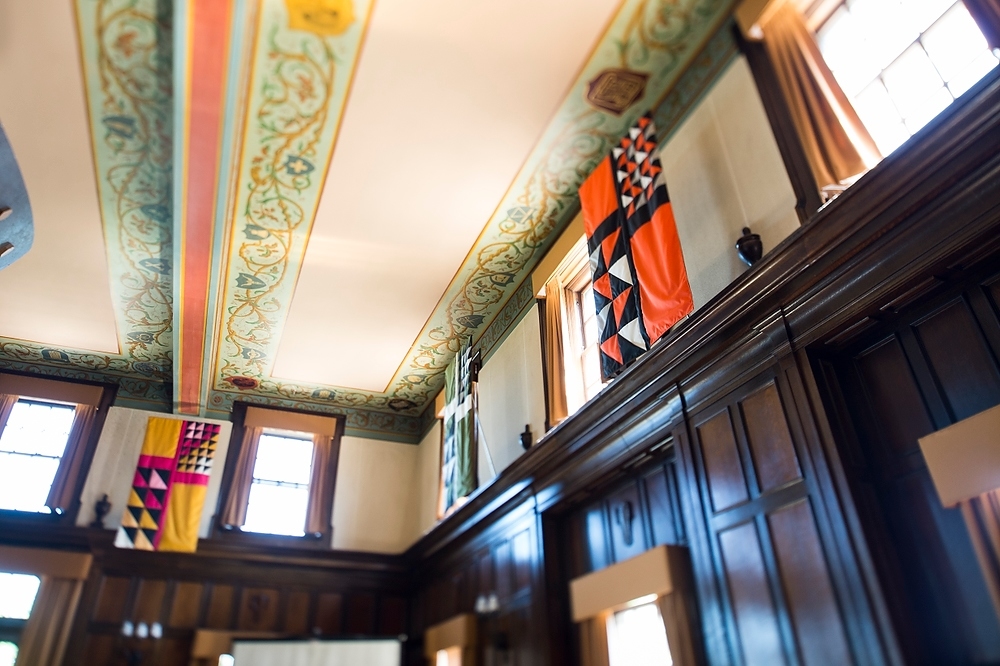 Photo: Banners above Tripp Commons