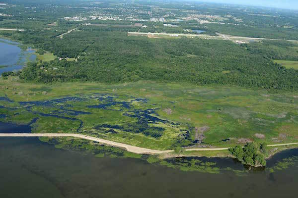 Photo: Island chain in Green Bay