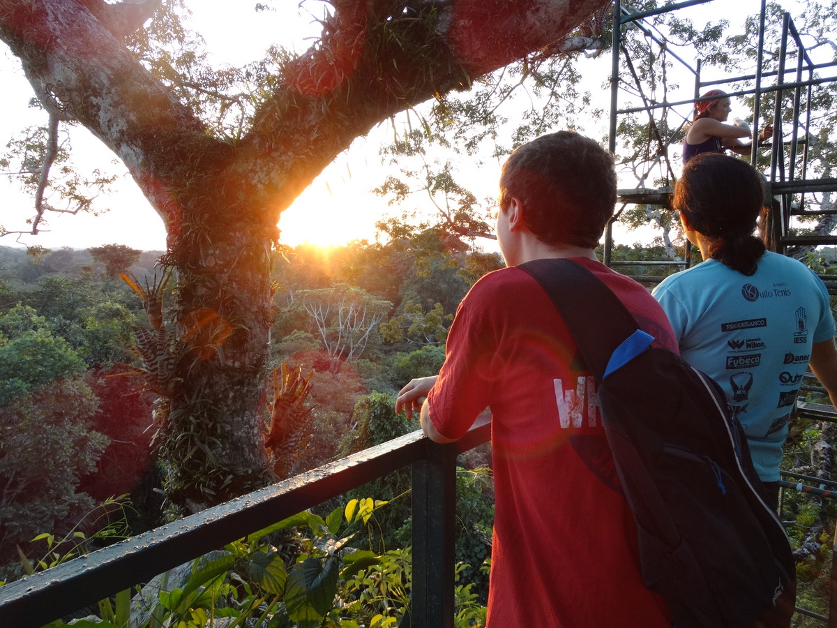 Photo: Students in Amazon forest