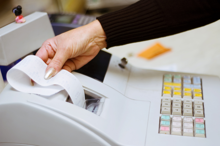 Photo: Cash register