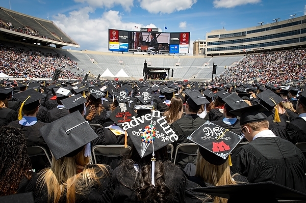 Photo: Commencement in Camp Randall 2014