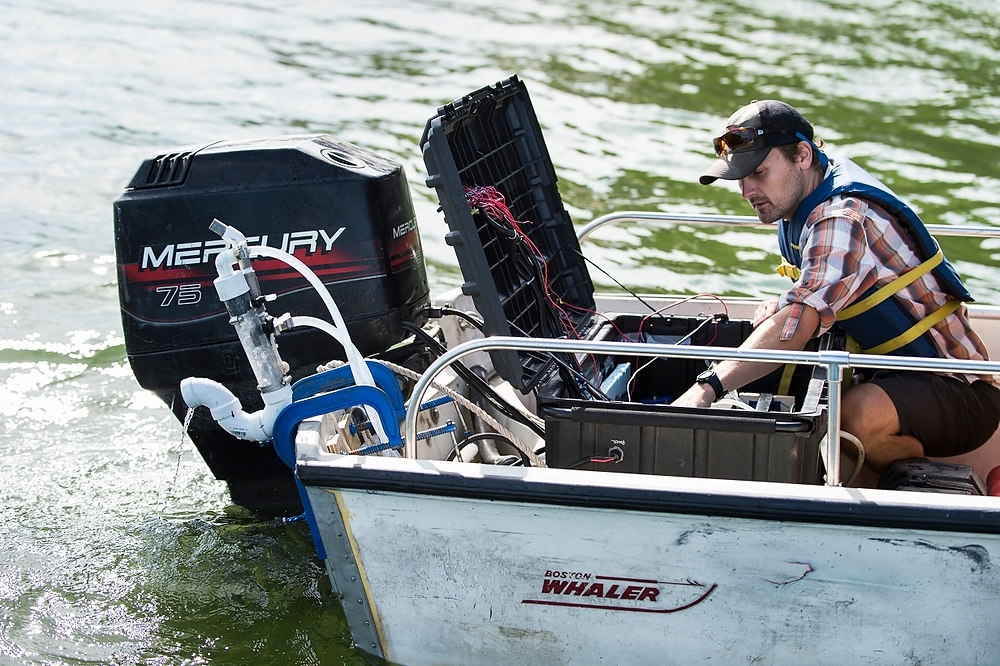 Photo: Luke Loken checking control box