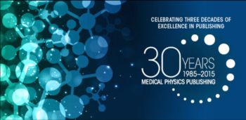Illustration: Medical Physics 30 year logo