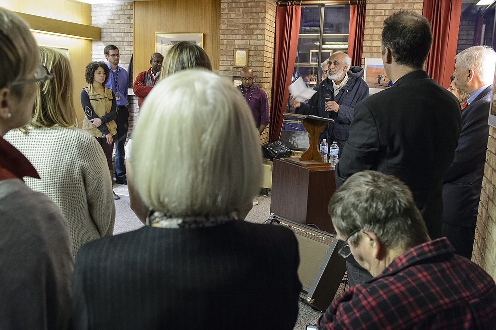 Photo: Faculty member speaking