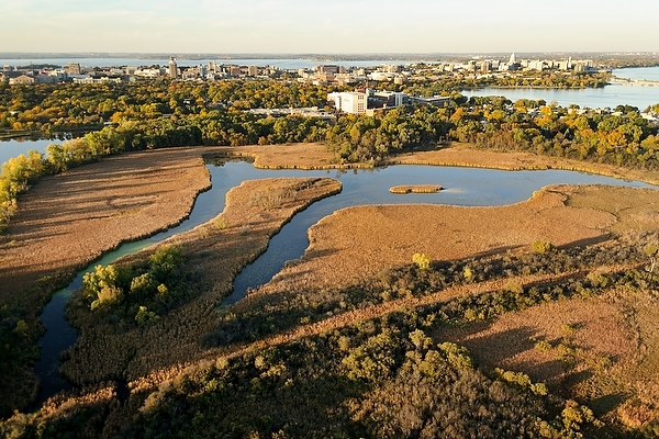 Photo: Aerial view of Gardner Marsh