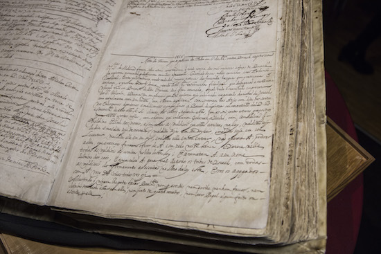 Photo: Old book with Spinoza ban