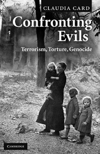 photo, ’Confronting Evils: Terrorism, Torture, Genocide’.