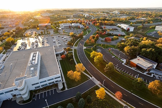 Photo: aerial view of University Research Park