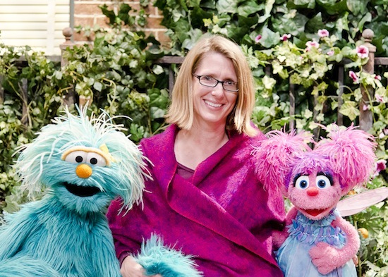 Photo: Julie Poehlmann with Muppets