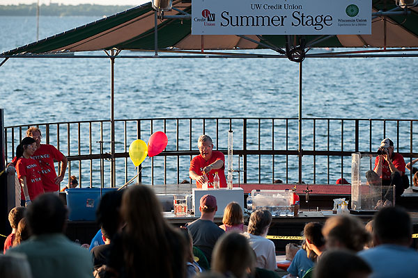 Photo: Bassam Shakhashiri at Union Terrace