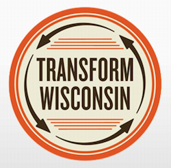 Graphic: Transform Wisconsin logo