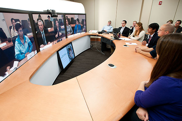 Photo: TelePresence videoconference