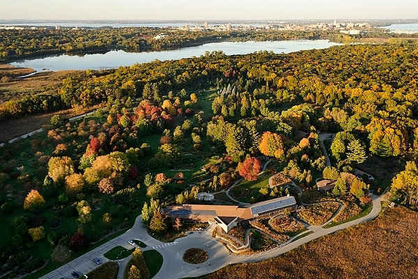 Arboretun from the air