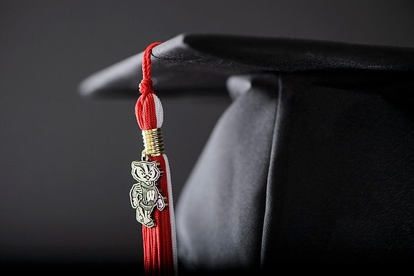 Mortarboard and tassel