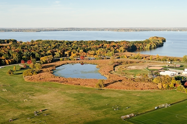 Photo: Aerial view of Lake Mendota