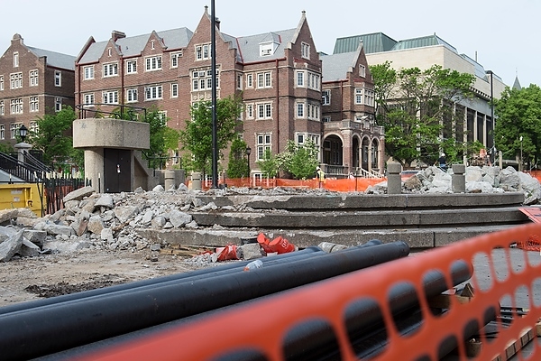 State Street Mall construction