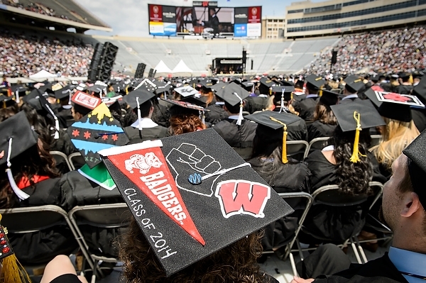 Photo: Commencement at Camp Randall