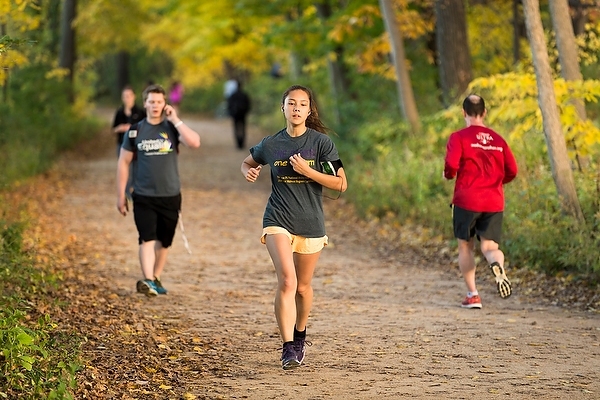 Photo: Walkers and runners on Lakeshore Path