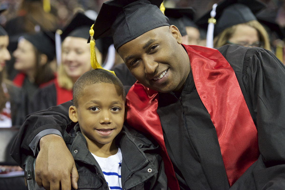 Photo: LaMar and Jayden Campbell