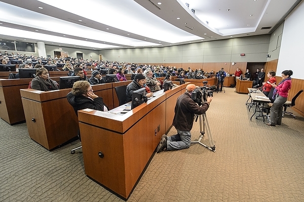 Photo: Capacity crowd in auditorium