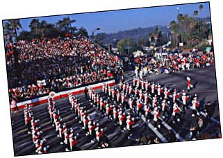 UW Marching Band at the parade