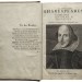 Title page with Droeshout engraving of Shakespeare from the First Folio of Shakespeare. UW-Madison has been selected as the Wisconsin host site for First Folio! The Book that Gave Us Shakespeare, a national traveling exhibition.Credit: Folger Shakespeare Library.