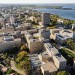 The University of Wisconsin–Madison, whose campus is pictured, is 29th among global universities in U.S. News & World Report‘s latest college rankings.
