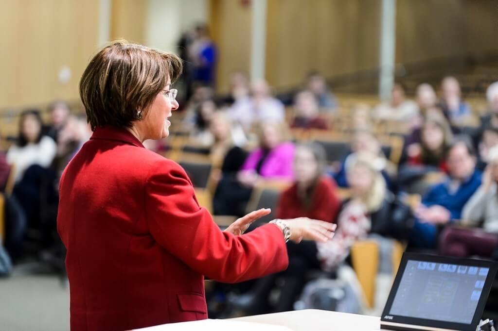 Klobuchar's visit was hosted by UW-Madison's Office of Federal Relations, along with the La Follette School of Public Affairs and the Department of Political Science.