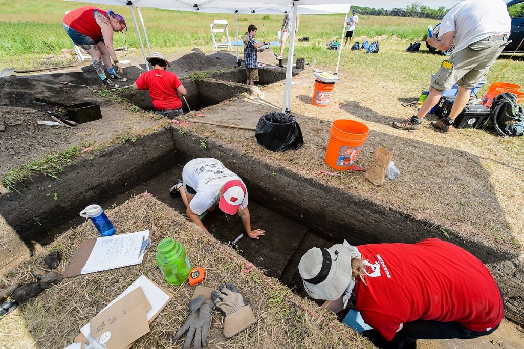 Photo: Aztalan dig site