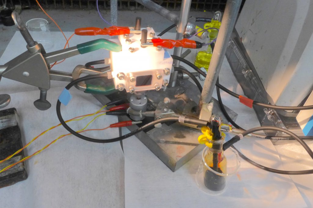 Photo: Prototype solar-charged device