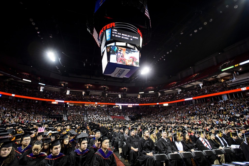 Photo: Commencement at Kohl Center