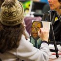 Sarah Carroll paints a picture of Martin Luther King, Jr.