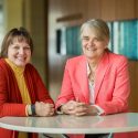 Barbara King, left, and Barbara Bowers, right both have been honored for by the Midwest Nursing Research Society.