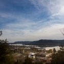 The Little Bluff Mounds Interpretive Trail culminates in a grand view of today’s village of Trempealeau.  Trempealeau is a destination of the 2017 Wisconsin Idea Seminar. 
