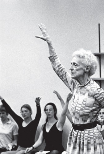 Photo: Margaret H'Doubler teaching dance class