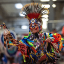 Photo: Young dancer at powwow