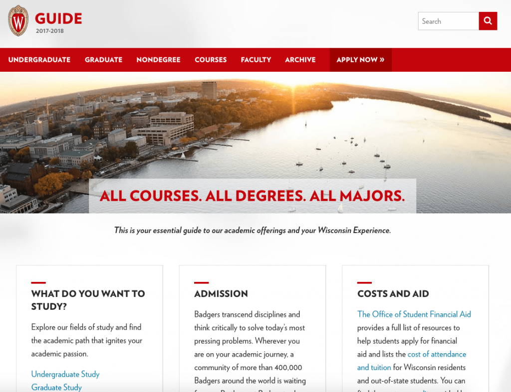 The Guide Your key to all UWMadison courses