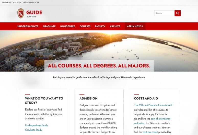 The Guide Your key to all UWMadison courses