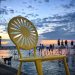 As the sun set on Tuesday, many went to the Memorial Union Terrace to enjoy the cool breezes. 