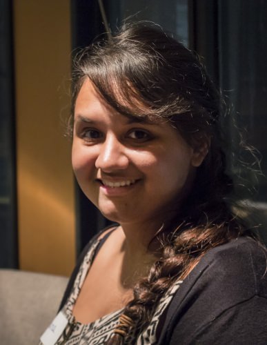 Senior Meghana Brandl, an agnostic atheist and member of the new center, says she wants to bring the secular community into religious dialogue. EMILY HAMER
