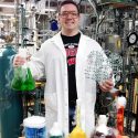 Max Mellmer has designed a new system for understanding and predicting the role solvents will play in biomass conversion, a finding that has the potential to lower the cost of biofuels and bioproducts.