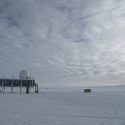 The Big House, one of the permanent structures at Summit Station, a research site on the Greenland ice sheet. 