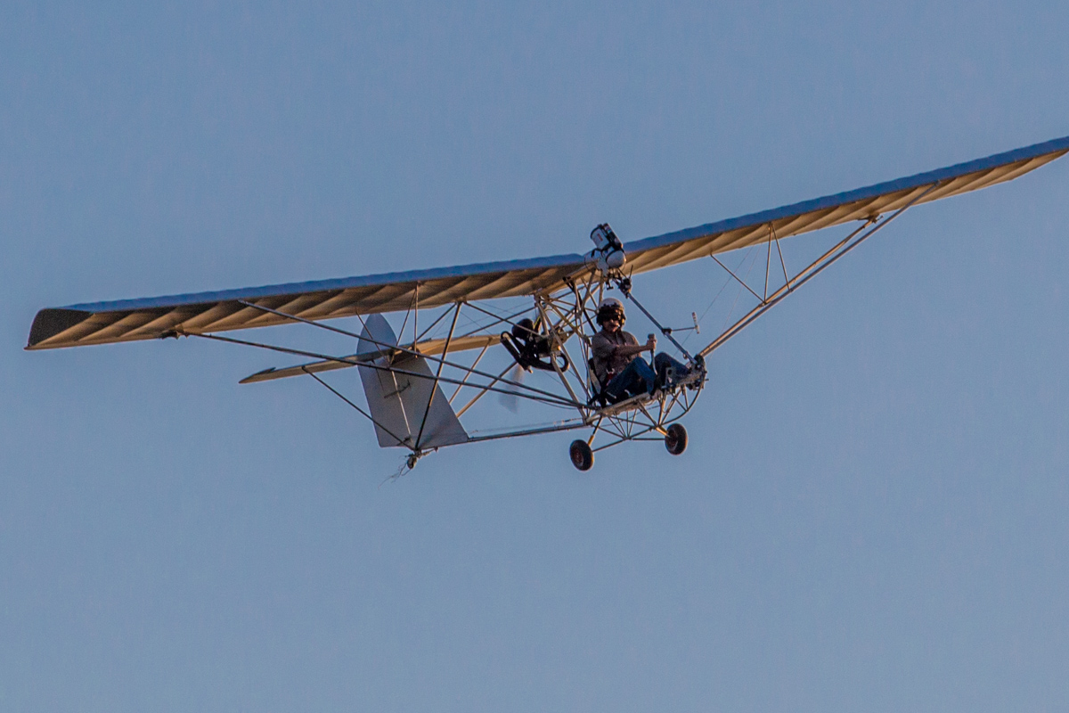 Ultralight science: Boundary layer measurements from low-flying source