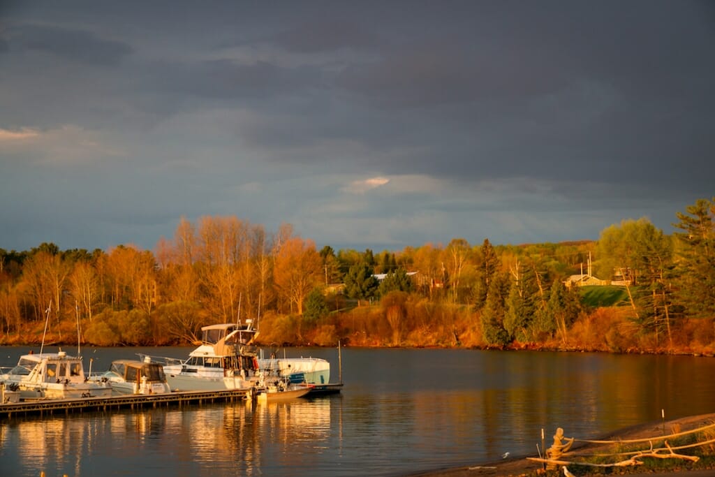 Photo: Sunrise over marina