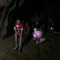 This image released by The Royal Thai Navy on July 2 shows the boys trapped inside a cave in Thailand. Their coach used meditation to help calm them before their rescue.