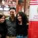 Photo of Michelle Navarro, left, Riley Tsang, center, and Alondra Avitia, who are among the UW–Madison students whose hard work and passion have led to the creation of two new cultural center startup spaces at the Red Gym. The spaces will be supported by the Multicultural Student Center, also housed at the Red Gym. (Photo by Beeki Gurung)